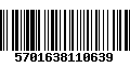 Código de Barras 5701638110639