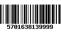 Código de Barras 5701638139999