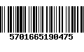 Código de Barras 5701665190475