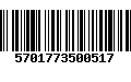 Código de Barras 5701773500517