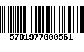 Código de Barras 5701977000561