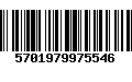 Código de Barras 5701979975546