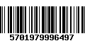 Código de Barras 5701979996497