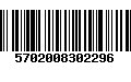 Código de Barras 5702008302296