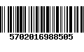 Código de Barras 5702016988505