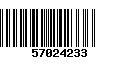 Código de Barras 57024233