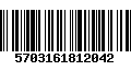 Código de Barras 5703161812042