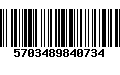 Código de Barras 5703489840734