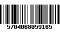 Código de Barras 5704068059165