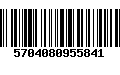 Código de Barras 5704080955841