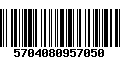 Código de Barras 5704080957050