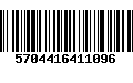 Código de Barras 5704416411096