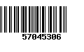 Código de Barras 57045306