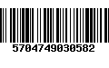 Código de Barras 5704749030582