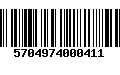 Código de Barras 5704974000411