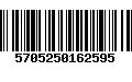 Código de Barras 5705250162595