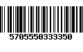 Código de Barras 5705550333350