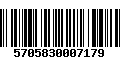 Código de Barras 5705830007179