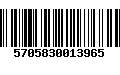 Código de Barras 5705830013965