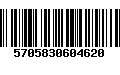 Código de Barras 5705830604620