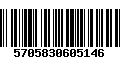 Código de Barras 5705830605146