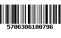 Código de Barras 5706386100796