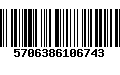 Código de Barras 5706386106743