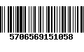 Código de Barras 5706569151058