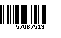 Código de Barras 57067513