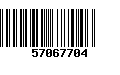 Código de Barras 57067704