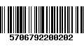 Código de Barras 5706792200202