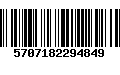 Código de Barras 5707182294849