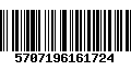 Código de Barras 5707196161724