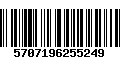 Código de Barras 5707196255249