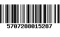 Código de Barras 5707288015287