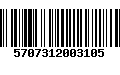 Código de Barras 5707312003105