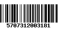 Código de Barras 5707312003181