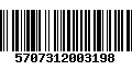 Código de Barras 5707312003198