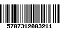 Código de Barras 5707312003211