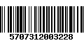 Código de Barras 5707312003228