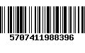 Código de Barras 5707411988396