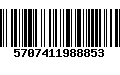 Código de Barras 5707411988853