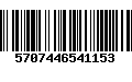 Código de Barras 5707446541153