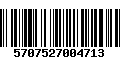 Código de Barras 5707527004713