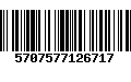 Código de Barras 5707577126717