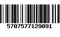 Código de Barras 5707577129091