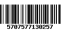 Código de Barras 5707577130257