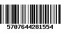 Código de Barras 5707644281554