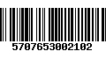 Código de Barras 5707653002102