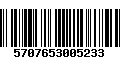 Código de Barras 5707653005233